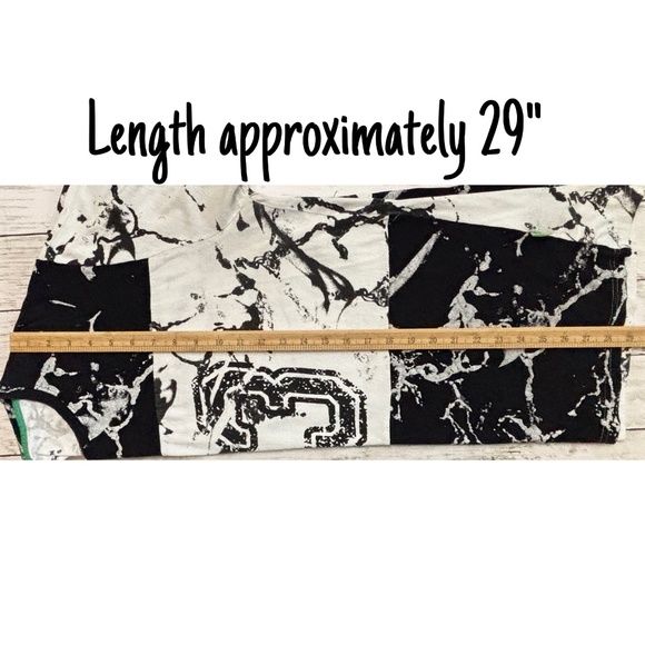 Seven Souls Men’s 23 Graphic Marbled Print T-Shirt (Size 3XL) - Picture 7 of 7